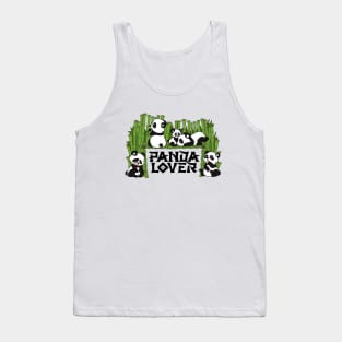 Panda Lover Christmas sweater Tank Top